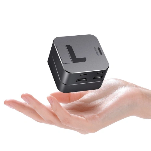 Kup HUB Joyroom USB-C - USB 3.0/RJ45/HDMI/USB-C/Thunderbolt für Apple MacBook Pro grau (S-H121 Gray) - JYR212 - {ean13} - Sklep Home Screen