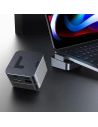 Buy Joyroom Multifunctional Hub USB-C - USB 3.0 / RJ45 / HDMI / USB-C / Thunderbolt for MacBook Pro gray (S-H121 Gray) - JYR212 - {ean13} - Home Screen Store Europe