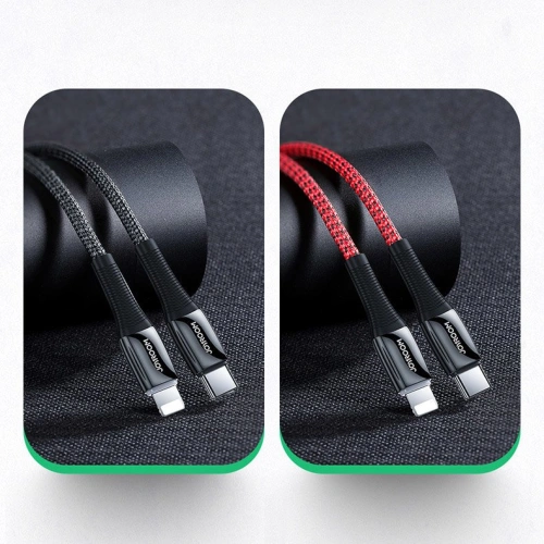Buy Joyroom USB-C - Lightning cable Power Delivery 20W 2.4A 1.2m black (S-1224K2 Black) - JYR220 - {ean13} - Home Screen Store Europe