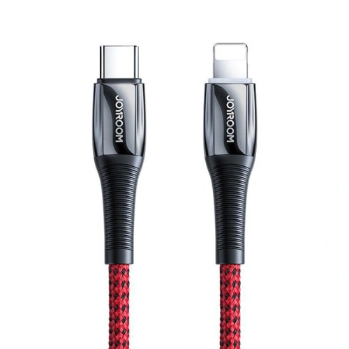 Kup Kábel Joyroom USB-C/Lightning Power Delivery 20W 2,4A 1,2m piros (S-1224K2 Red) - JYR221 - {ean13} - Sklep Home Screen