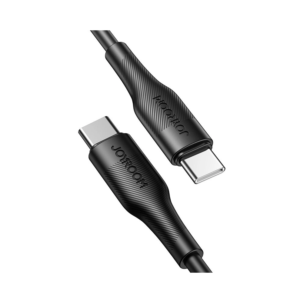Kabel Joyroom USB/USB-C Power Delivery 60W 3A 0,25m czarny (Black)
