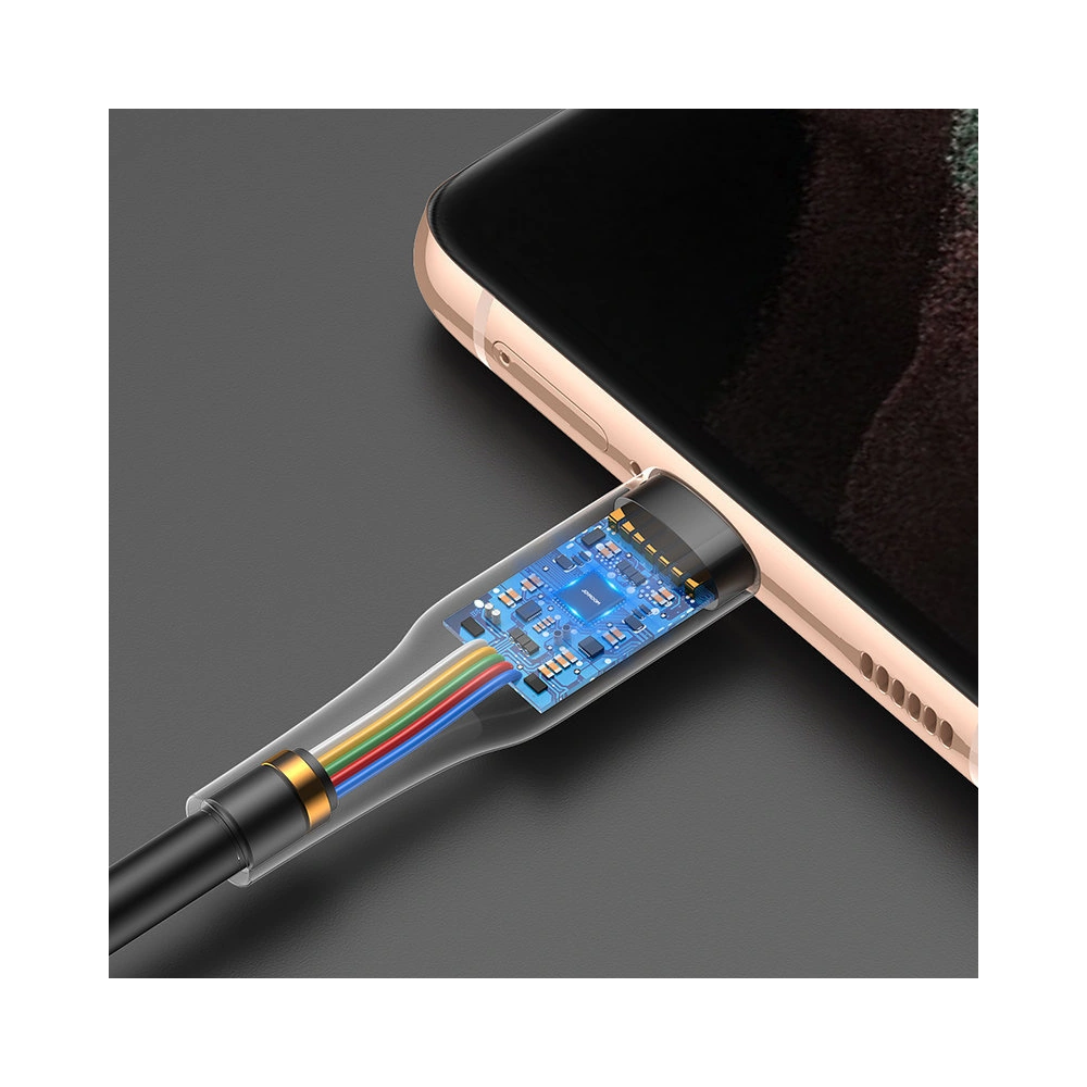 Kabel Joyroom USB/USB-C Power Delivery 60W 3A 0,25m czarny (Black)