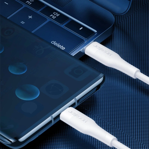Kup Cablul Joyroom USB/USB-C Power Delivery 60W 3A 0,25m alb (S-02530M3 White) - JYR225 - {ean13} - Sklep Home Screen