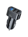 Autonabíječka Joyroom QC 3.0 4,5A 38W 3x USB černá (C-A19 black)