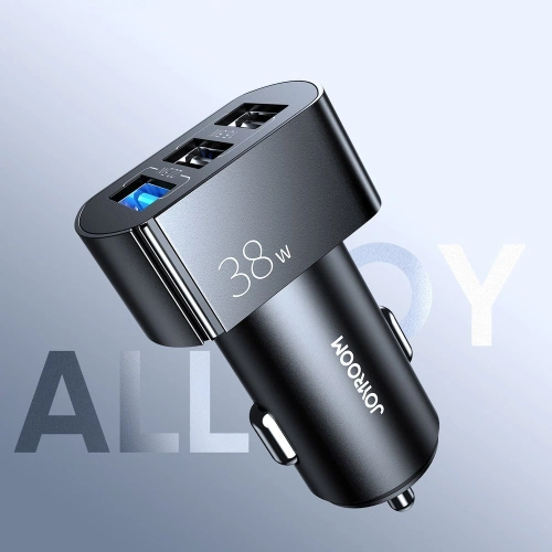 Kup Încărcător auto Joyroom QC 3.0 4,5A 38W 3x USB negru (C-A19 black) - JYR226 - {ean13} - Sklep Home Screen
