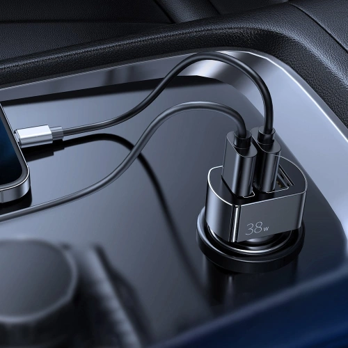 Kup Autonabíječka Joyroom QC 3.0 4,5A 38W 3x USB černá (C-A19 black) - JYR226 - {ean13} - Sklep Home Screen