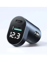 Kup Autonabíječka Joyroom C-A17 USB/USB-C 42,5W Quick Charge, Power Delivery, AFC, SCP stříbrná - JYR227 - {ean13} - Sklep Home Screen