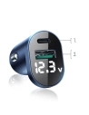 Kup Autonabíječka Joyroom C-A17 USB/USB-C 42,5W Quick Charge, Power Delivery, AFC, SCP stříbrná - JYR227 - {ean13} - Sklep Home Screen