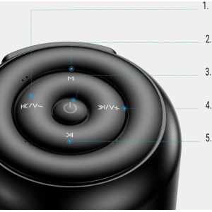 Kup Bezprzewodowy głośnik Joyroom 5W Bluetooth czarny (JR-ML01) - JYR229 - {ean13} - Sklep Home Screen