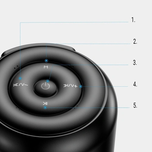 Kup Difuzor wireless Joyroom 5W Bluetooth negru (JR-ML01) - JYR229 - {ean13} - Sklep Home Screen