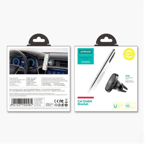 Kup Magnetický automobilový držák Joyroom na ventilační mřížku černý (JR-ZS202) - JYR230 - {ean13} - Sklep Home Screen