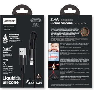 Joyroom USB - Lightning cable 2,4A 1,2 m (S-1224N2 Black)