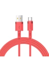Cablul Joyroom USB/USB-C 2,4A 1,2m roșu (S-1224N2 Red)