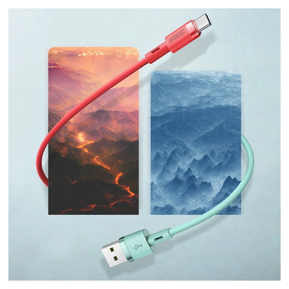 Kabel Joyroom USB/USB-C 2,4A 1,2m czerwony (S-1224N2 Red)