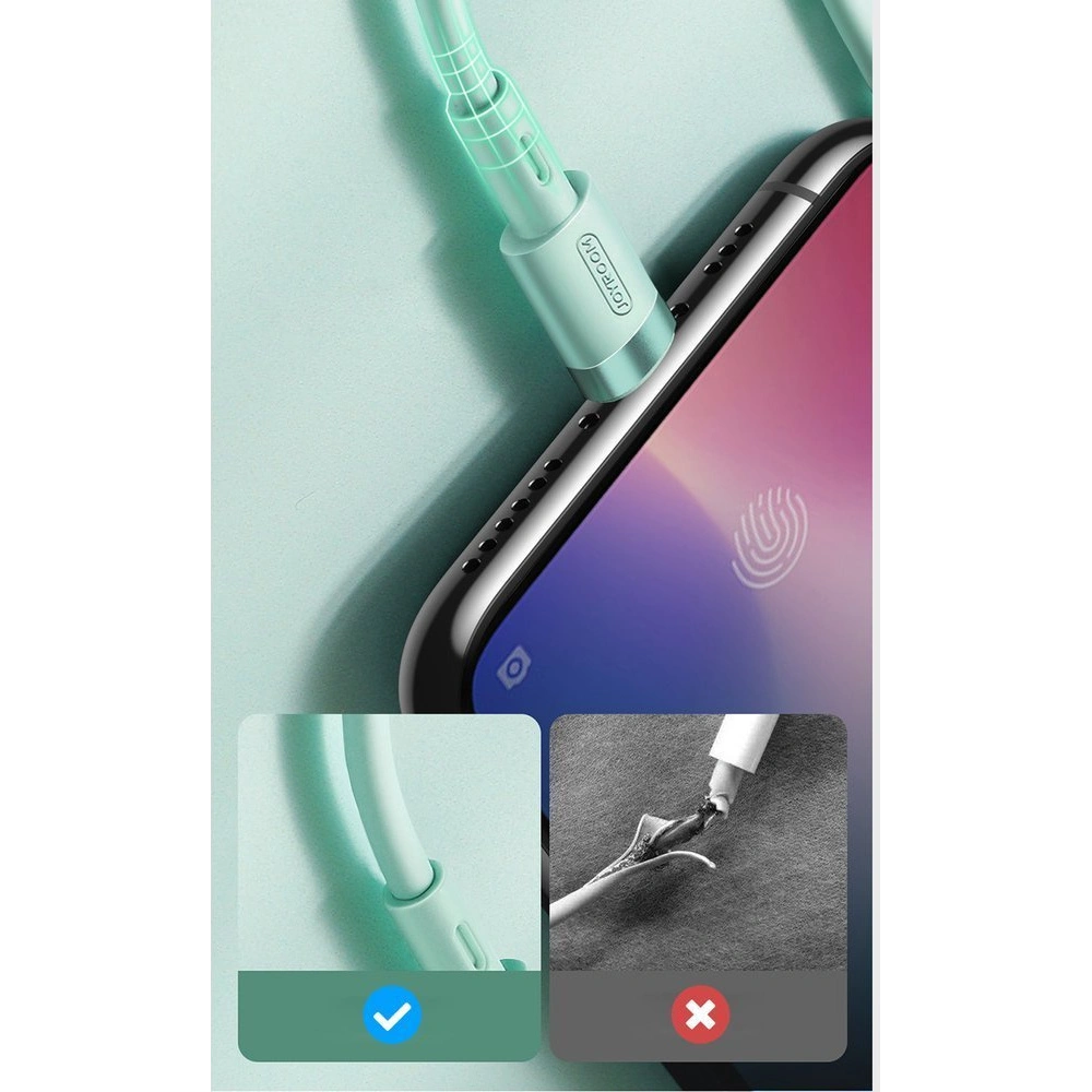 Kabel Joyroom USB/USB-C 2,4A 1,2m czerwony (S-1224N2 Red)