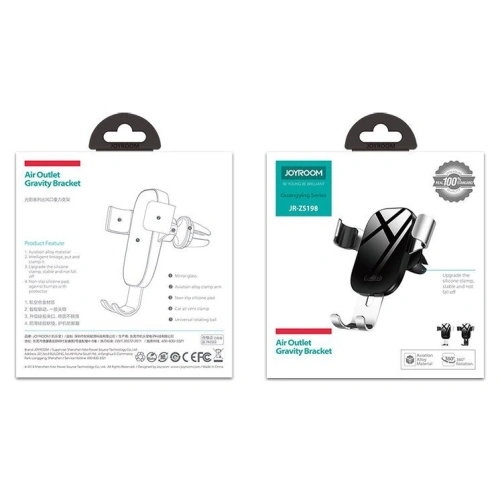 Buy Joyroom Guangying Series dashboard gravity bracket black (JR-ZS198) - JYR240 - {ean13} - Home Screen Store Europe