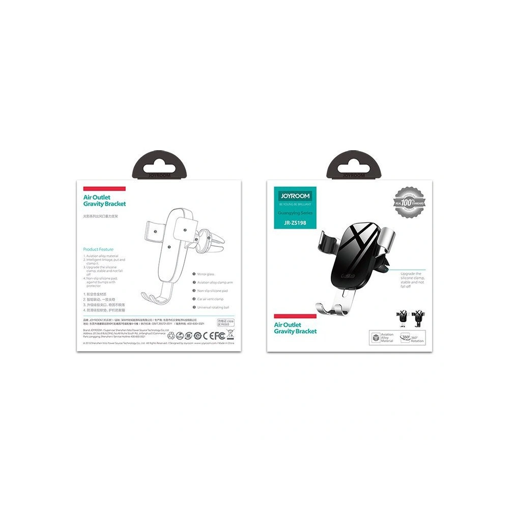 Uchwyt samochodowy Joyroom Guangying Series na deskę rozdzielczą czarny (JR-ZS198)
