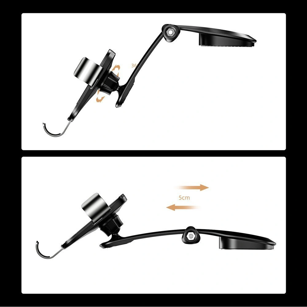 Uchwyt samochodowy Joyroom Guangying Series na deskę rozdzielczą srebrny (JR-ZS198)