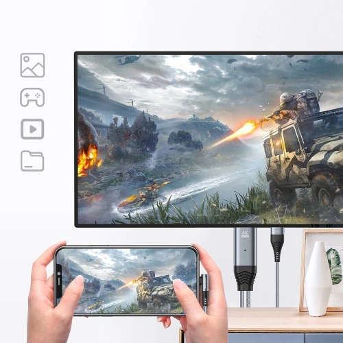 Kup Adapter Joyroom Lighning/HDMI 4K@60Hz grau (SY-35L1) - JYR245 - {ean13} - Sklep Home Screen