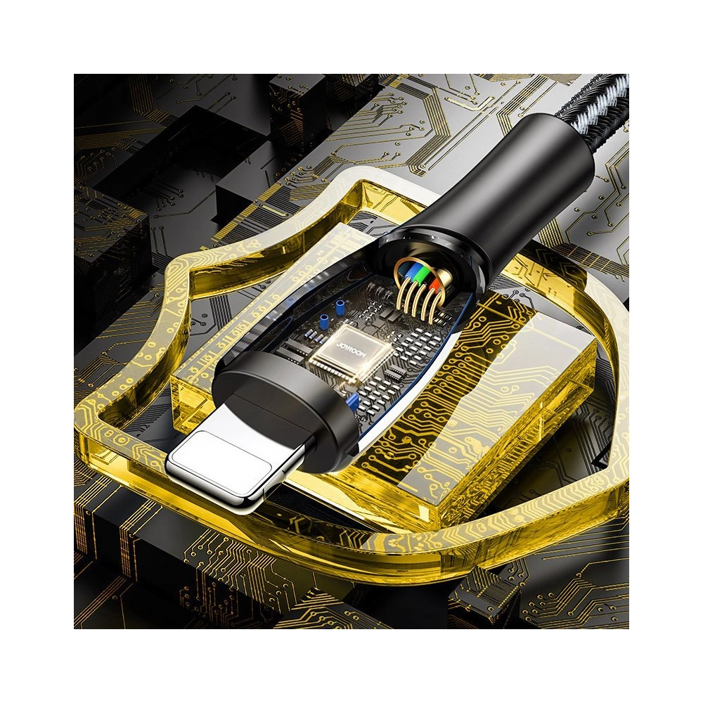 Kabel Joyroom Mermaid Series USB/Lightning 2,4A 1,2m czarny (S-1230K6)