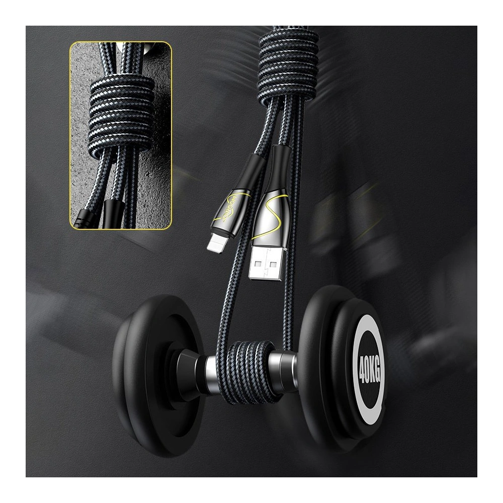 Kabel Joyroom Mermaid Series USB 3.1/USB-C 3A 1,2m czarny (S-1230K6)