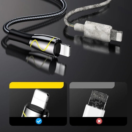 Kup Kabel Joyroom Mermaid Series USB/Lightning 2,4A 2m černý (S-2030K6) - JYR247 - {ean13} - Sklep Home Screen
