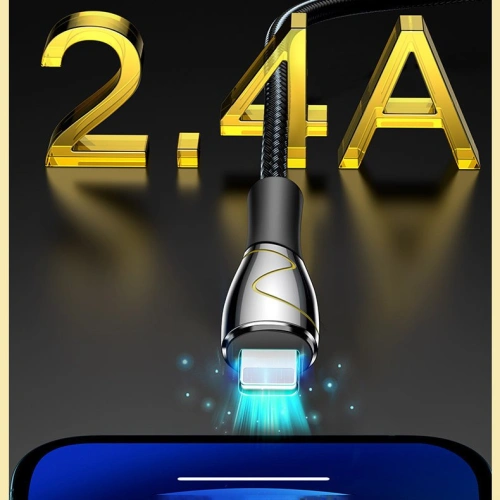 Kup Kabel Joyroom Mermaid Series USB/Lightning 2,4A 2m černý (S-2030K6) - JYR247 - {ean13} - Sklep Home Screen