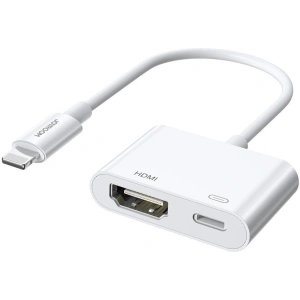 Kup Adapter Joyroom Lightning (männlich)/HDMI (weiblich) + Lightning (weiblich) FullHD 1080p 60Hz weiß (S-H141 weiß) - JYR250 - {ean13} - Sklep Home Screen