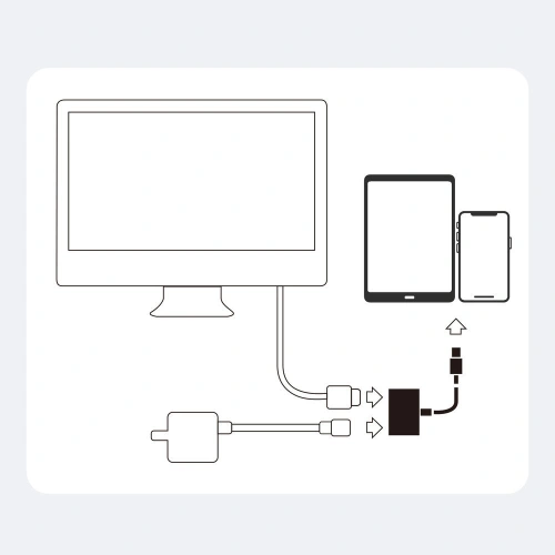 Kup Adapter Joyroom Lightning (männlich)/HDMI (weiblich) + Lightning (weiblich) FullHD 1080p 60Hz weiß (S-H141 weiß) - JYR250 - {ean13} - Sklep Home Screen
