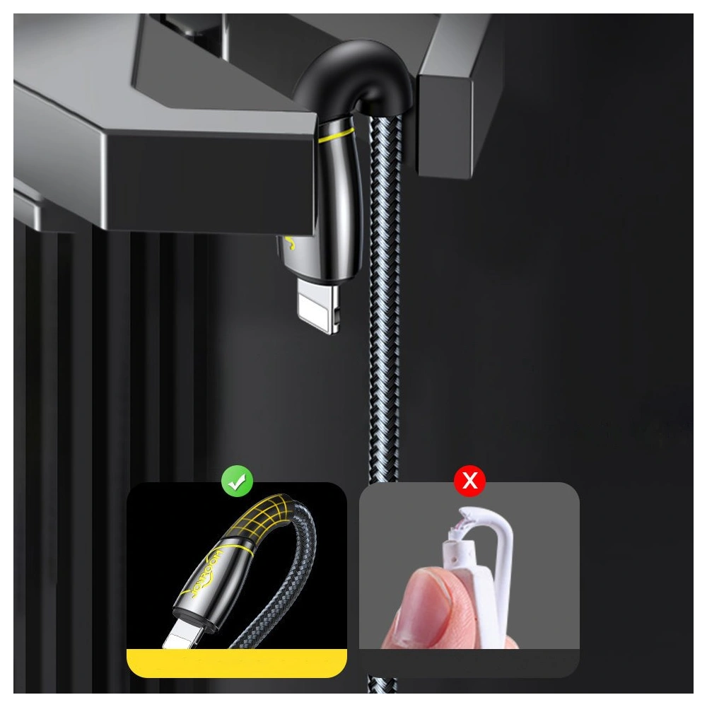 Kabel Joyroom Mermaid Series USB/USB-C 3A 2m czarny (S-2030K6)