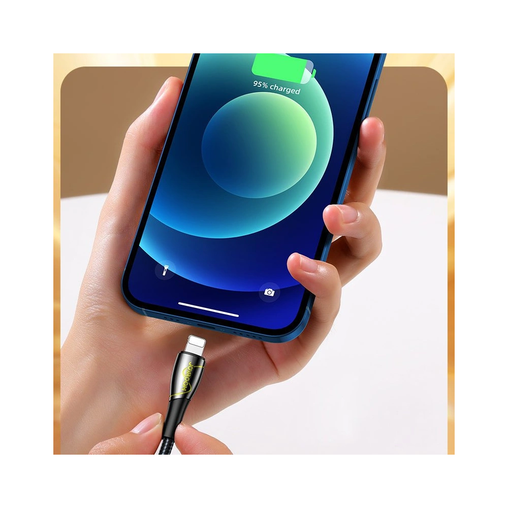 Kabel Joyroom Mermaid Series USB/USB-C 3A 2m czarny (S-2030K6)