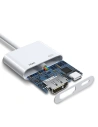 Kup Adapter Joyroom Lightning (férfi)/HDMI (női) + Lightning (női) FullHD 1080p 60Hz fehér (S-H141 fehér) - JYR250 - {ean13} - Sklep Home Screen