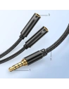 Kup Kabel Joyroom AUX-Verteiler 3,5mm Mini-Klinke (männlich)/2x 3,5mm Mini-Klinke (weiblich) 0,2m schwarz (SY-A04) - JYR251 - {ean13} - Sklep Home Screen