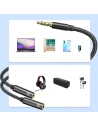 Kup Kabel Joyroom AUX-Verteiler 3,5mm Mini-Klinke (männlich)/2x 3,5mm Mini-Klinke (weiblich) 0,2m schwarz (SY-A04) - JYR251 - {ean13} - Sklep Home Screen