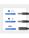 Kup Kabel Joyroom AUX-Verteiler 3,5mm Mini-Jack (weiblich)/2x 3,5mm Mini-Jack (männlich - Mikrofon und Kopfhörer) 0,2m schwarz (SY-A05) - JYR252 - {ean13} - Sklep Home Screen