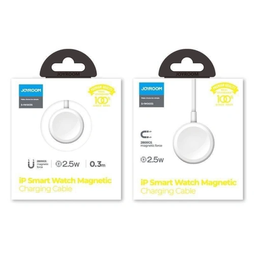 Kup Încărcător wireless Joyroom Qi 2,5W pentru Apple Watch 0,3m alb (S-IW003S white) - JYR253 - {ean13} - Sklep Home Screen