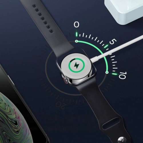 Kup Încărcător wireless Joyroom Qi 2,5W pentru Apple Watch 0,3m alb (S-IW003S white) - JYR253 - {ean13} - Sklep Home Screen
