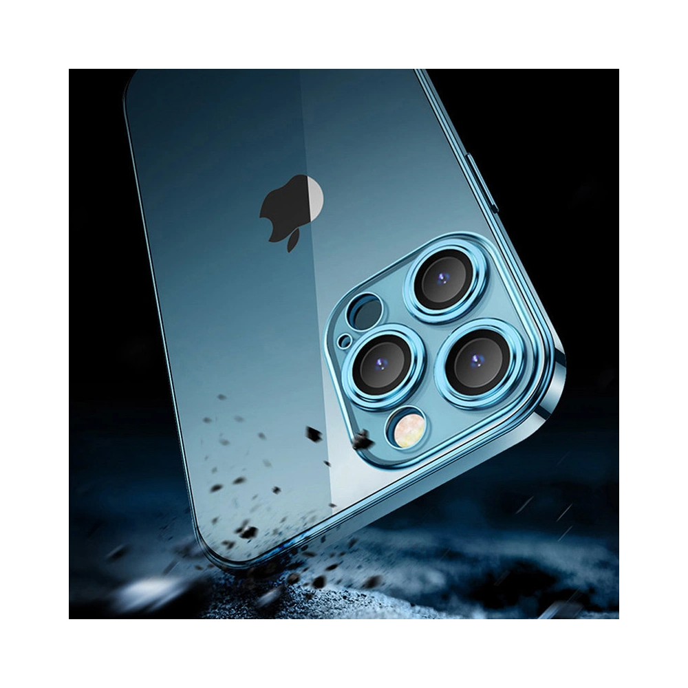 Etui Joyroom Chery Mirror Case Apple iPhone 13 Pro niebieski (JR-BP908 sea blue)