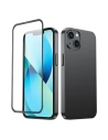 Etui Joyroom 360 Full Case + sticlă Apple iPhone 13 negru (JR-BP927 black)