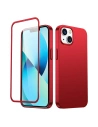 Etui Joyroom 360 Full Case + sklo Apple iPhone 13 červené (JR-BP927 red)