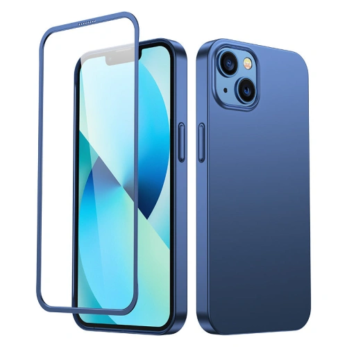 Kup Etui Joyroom 360 Full Case + sklo Apple iPhone 13 modré (JR-BP927 blue) - JYR274 - {ean13} - Sklep Home Screen