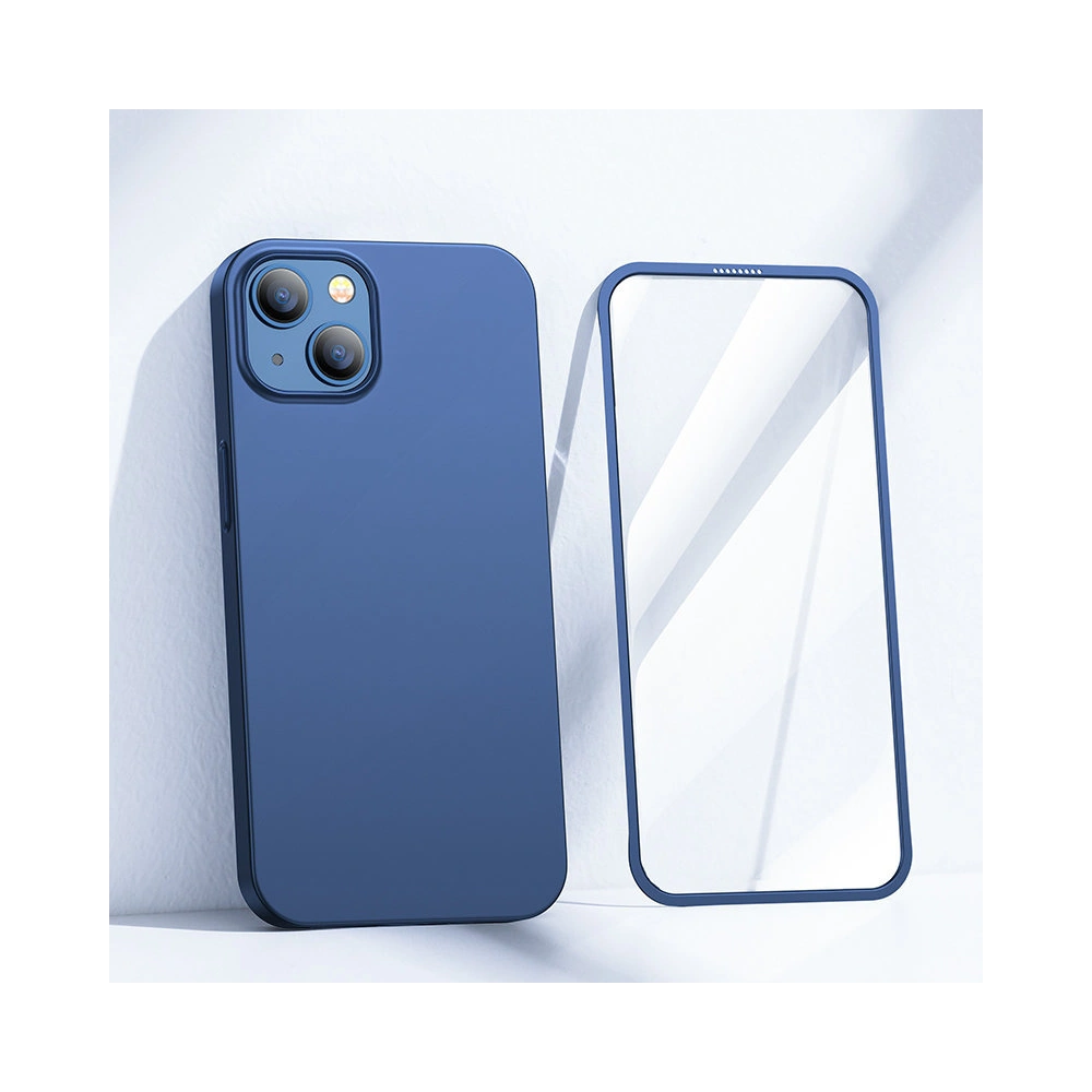 Etui Joyroom 360 Full Case + szkło Apple iPhone 13 niebieski (JR-BP927 blue)