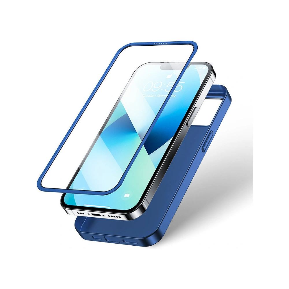 Etui Joyroom 360 Full Case + szkło Apple iPhone 13 niebieski (JR-BP927 blue)