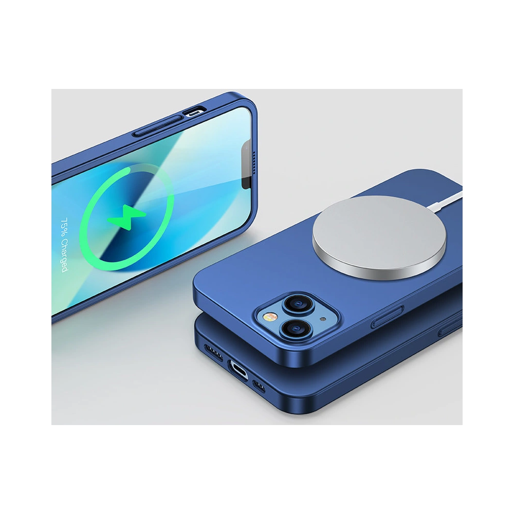 Etui Joyroom 360 Full Case + szkło Apple iPhone 13 niebieski (JR-BP927 blue)