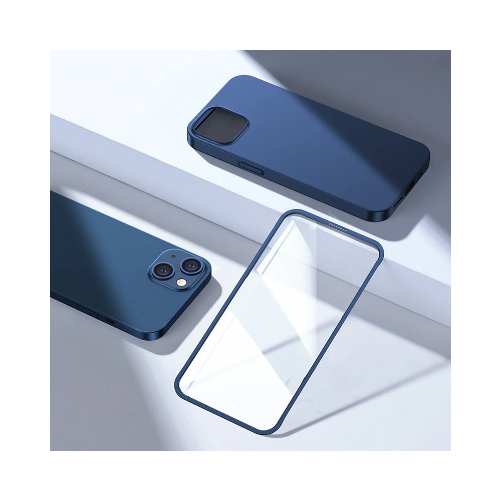 Etui Joyroom 360 Full Case + szkło Apple iPhone 13 niebieski (JR-BP927 blue)