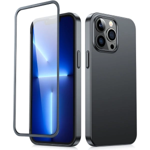 Buy Joyroom 360 Full Case + tempered glass Apple iPhone 13 Pro Max (JR-BP928 black) - JYR276 - {ean13} - Home Screen Store Europe