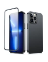 Etui Joyroom 360 Full Case + sticlă Apple iPhone 13 Pro Max negru (JR-BP928 black)
