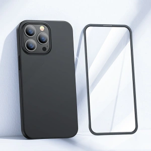Buy Joyroom 360 Full Case + tempered glass Apple iPhone 13 Pro Max (JR-BP928 black) - JYR276 - {ean13} - Home Screen Store Europe