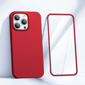 Buy Joyroom 360 Full Case + tempered glass Apple iPhone 13 Pro Max (JR-BP928 red) - JYR277 - {ean13} - Home Screen Store Europe