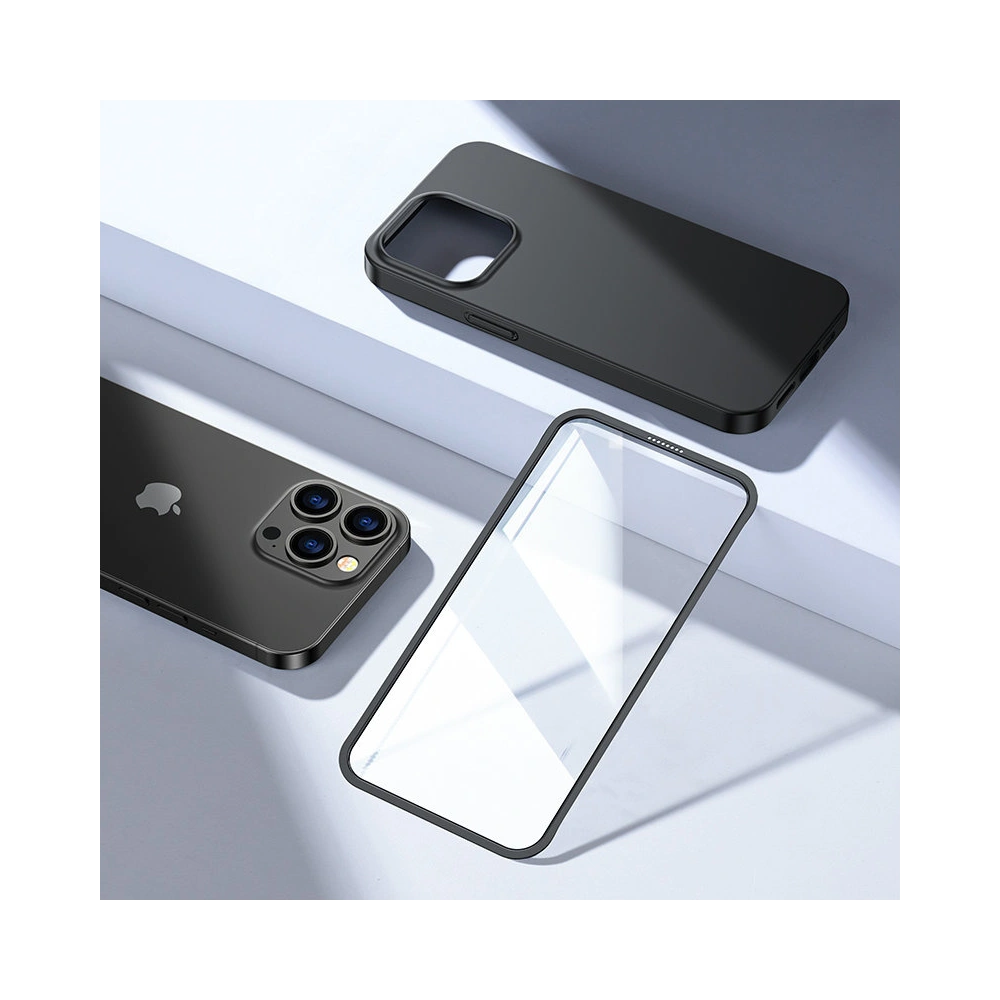 Etui Joyroom 360 Full Case + szkło Apple iPhone 13 Pro Max czarny (JR-BP928 black)